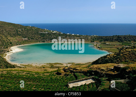 Venus-Spiegel-See, Insel Pantelleria, Trapani, Sizilien, Italien Stockfoto