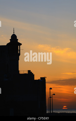 Alten Jaffa Minarett in Tel Aviv, Israel Stockfoto