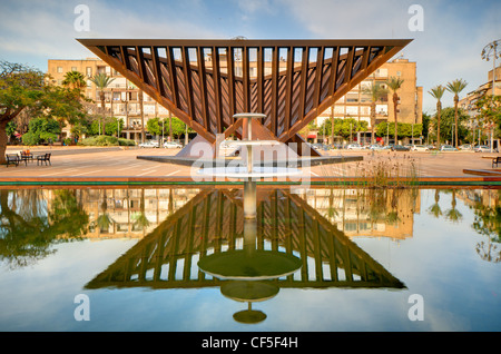 Rabin-Platz und Holocaust-Mahnmal am Rabin-Platz in Tel Aviv, Israel. Stockfoto