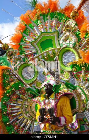 Junkanoo Parade - Silvester Karneval in Nassau, Bahamas Stockfoto