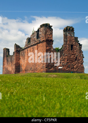 Die Ruinen des Penrith Castle, einst eine königliche Festung für Richard, Duke of Gloucester, bevor er König Richard III. im Jahre 1483 wurde. Stockfoto