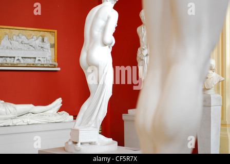 Skulptur in Crawford Art Gallery in der Grafschaft Cork. Stockfoto