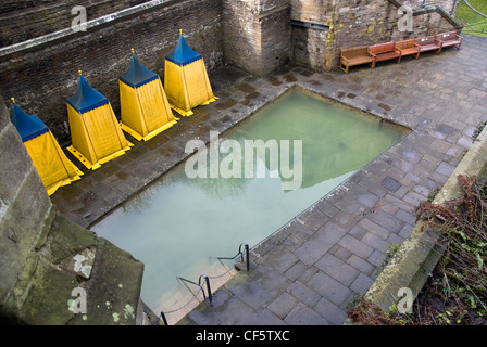 St Winifrede nun, einen heiligen Brunnen ist die älteste kontinuierlich arbeitende Wallfahrtsort in Großbritannien. Stockfoto