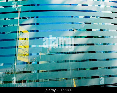 Ansicht des Urbis Centre in Manchester. Stockfoto