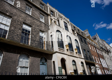 Eine Außenansicht des vor Sir John Soane Museum in Holborn. Stockfoto