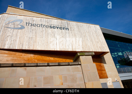 Das äußere des Shrewsbury Theatre Severn Frankwell Quay eröffnete 2009. Stockfoto