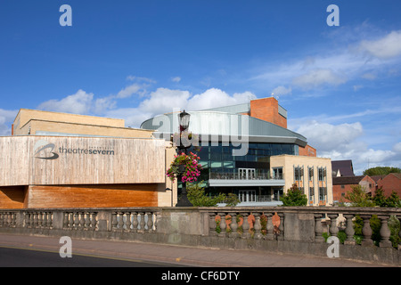 Das äußere des Shrewsbury Theatre Severn Frankwell Quay eröffnete 2009. Stockfoto