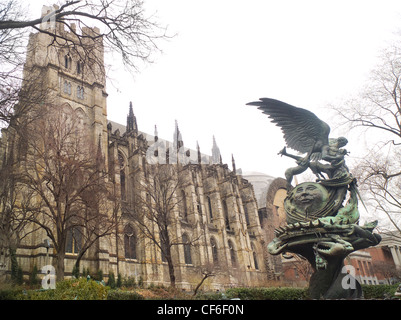 Frieden-Brunnen in der Cathedral of Saint John the Divine Stockfoto