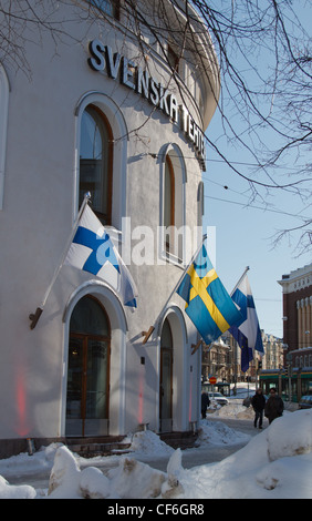 Svenska Teatern, schwedischen Theater in Helsinki, Finnland Stockfoto