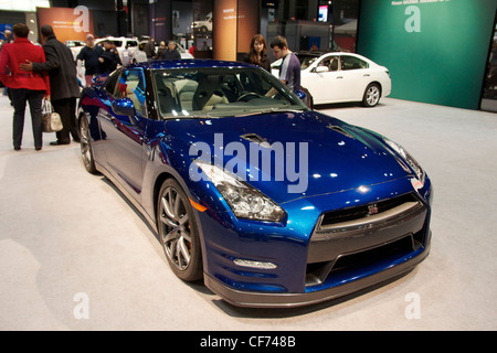 Nissan GTR. 2012 Chicago Auto Show Stockfoto