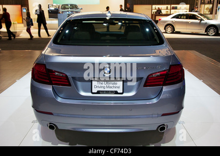 2013 BMW Active Hybrid 5er Limousine. 2012 Chicago Auto Show. Stockfoto