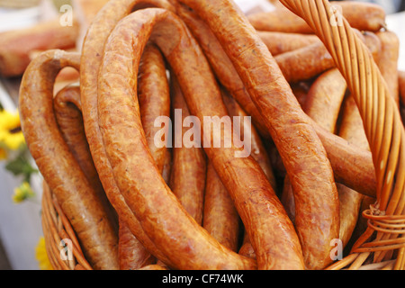 Polnische Wurst, Polen Stockfoto