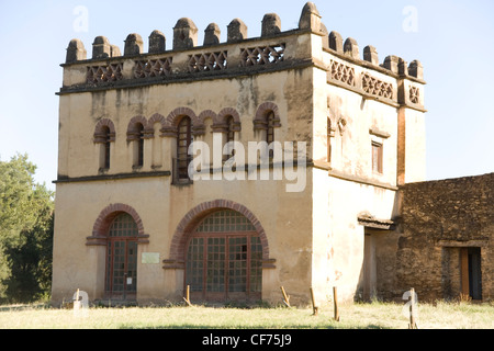 Mohanes Schloss Palast Iyasu im Royal Gehäuse in Gonder, Äthiopien Stockfoto