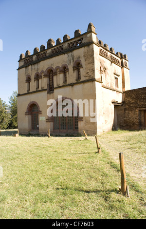 Mohanes Schloss Palast Iyasu im Royal Gehäuse in Gonder, Äthiopien Stockfoto