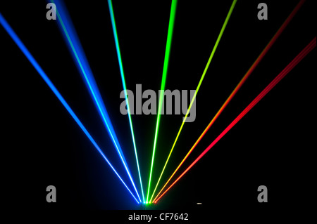 Olympische Rainbow Lights Stockfoto