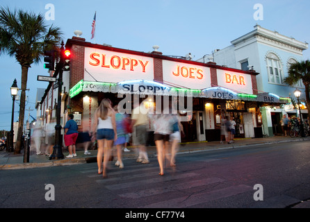 Sloppy Joes Bar, Duval Street, Key West, Florida Stockfoto