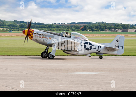 P - 51D Mustang "Nooky Booky iv" Stockfoto