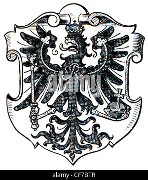 Wappen von Ostpreußen Stockfoto