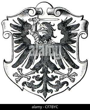 Wappen von Westpreußen Stockfoto