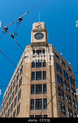 Die MLC-Gebäude in Wellington, Neuseeland Stockfoto