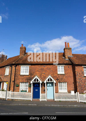 Traditionelle gemauerte kleine terrassierten Hütten Beaconsfield Altstadt Bucks UK Stockfoto