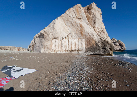 Aphrodite Felsen, Bereich Paphos, Zypern Stockfoto