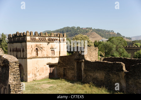 Mohanes Schloss Palast Iyasu im Royal Gehäuse in Gonder, Äthiopien Stockfoto