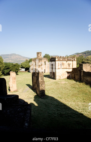 Mohanes Schloss Palast Iyasu im Royal Gehäuse in Gonder, Äthiopien Stockfoto