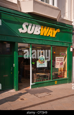 Subway Sandwich Shop Stockfoto