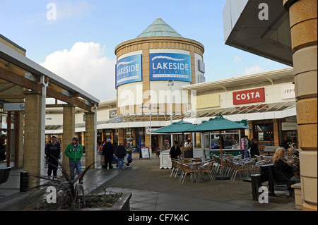 Das Lakeside Village Outlet-Shopping Developement in Doncaster Yorkshire UK Stockfoto