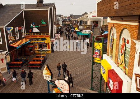 Weihnachten am Pier 39 Fishermans wharf-San Francisco Stockfoto