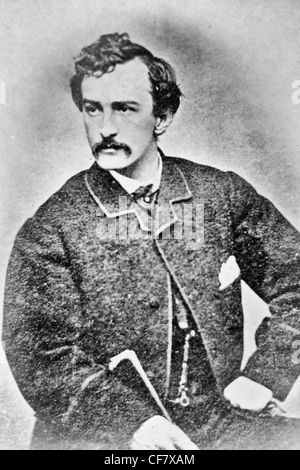 John Wilkes Booth, der Attentäter von Präsident Abraham Lincoln, ca. 1865 Stockfoto