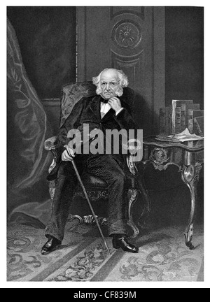 Martin Van Buren demokratische Partei 1782 bis 1862 8. Präsident der Vereinigten Staaten Stockfoto