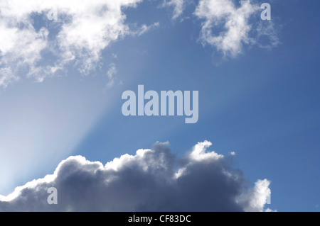 Blu Himmel Wolken Stockfoto