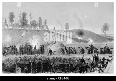 Belagerung von Vicksburg, Mississippi 1863 Stockfoto