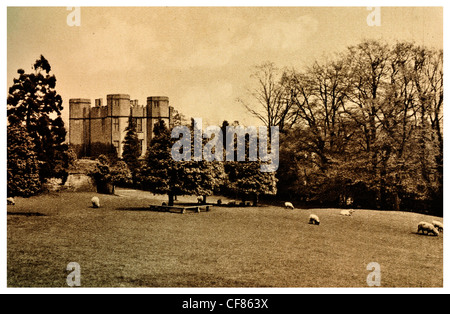 Kenilworth Castle Lunn Turm Warwickshire England Norman Tudor Königspalast West Midlands England Europa UK Erholung Tourismus Stockfoto