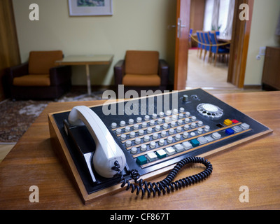 Details vom original Büro des Mielke Chefsekretärin bei STASI oder staatliche Geheimpolizei Sitz jetzt Museum in Berlin Stockfoto