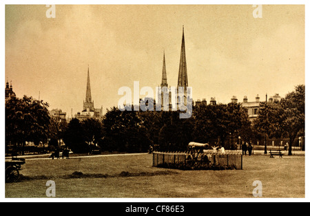 Die drei Türme Coventry Kathedrale St. Michaels-gotischen Warwickshire West Midlands England Europa UK Reisen Tourismus tourist Stockfoto