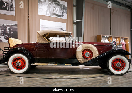 1930 Packard Deluxe acht Roadster 745-422. Fountainhead Antique Auto Museum. Fairbanks. Alaska. USA Stockfoto