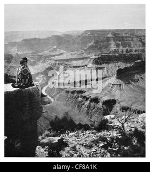 1926 Grand Canyon Colorado Hualapai indischen Arizona Stockfoto