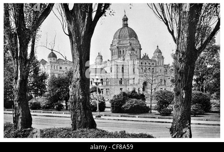 1926 British Columbia Parlamentsgebäude in Victoria Vancouver Island Kanada Stockfoto