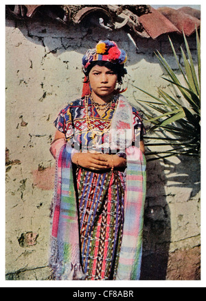 1926 Guatemala stattliche Tochter Stockfoto