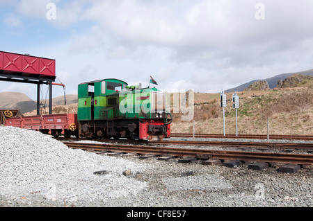 Upnor Castle Bio-Motor auf der Strecke bei Rhyd Ddu Snowdonia North Wales UK Stockfoto