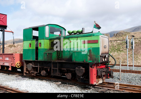 Upnor Castle Bio-Motor auf der Strecke bei Rhyd Ddu Snowdonia North Wales UK Stockfoto