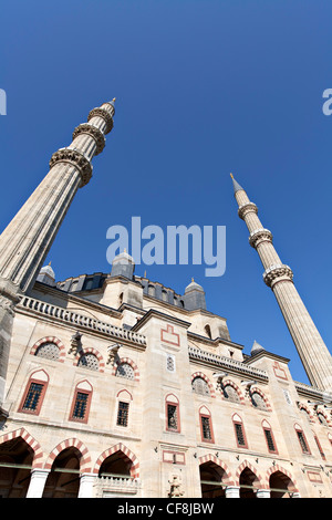 Türkei, Edirne, Selimiye Moschee. Das UNESCO-Weltkulturerbe der Selimiye Moschee, 1575 von Mimar Sinan erbaut. Stockfoto