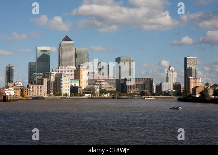 Canary ist Wharf eine der zwei wichtigsten Bankenviertel Londons. Stockfoto