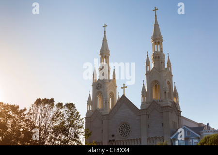 St. Peter und Paul Kirche, Detail, Washington Square, San Francisco, Kalifornien, USA Stockfoto