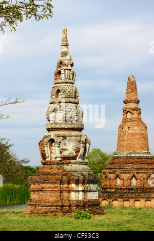 Ruinen in Mueang Boran, auch bekannt als Ancient Siam, Bangkok, Thailand Stockfoto