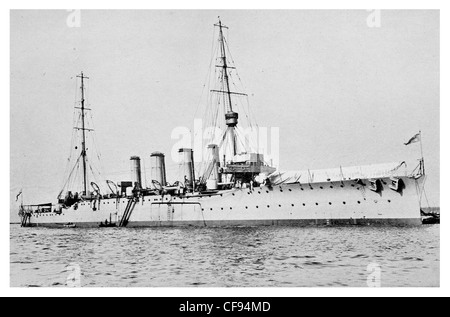 HMAS Sydney war ein Chatham Klasse leichter Kreuzer der Royal Australian Navy (RAN). Stockfoto