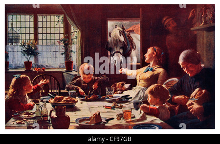 Ein Teil der Familie von F G Cotman Stockfoto